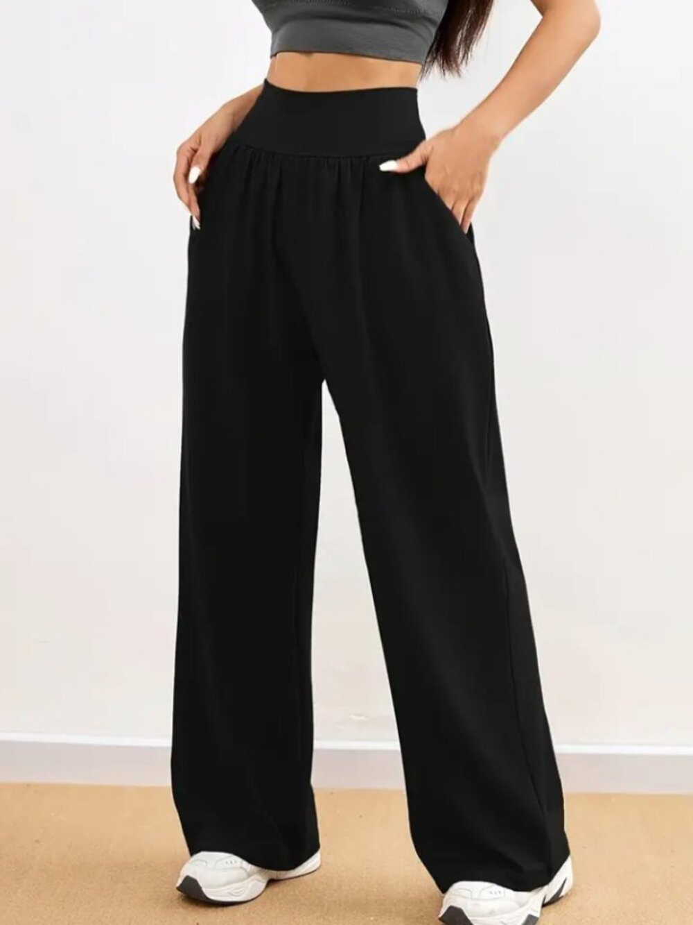Tall set of 3 XXL lounge pants women joggers wide leg long - Picture 3 of 6